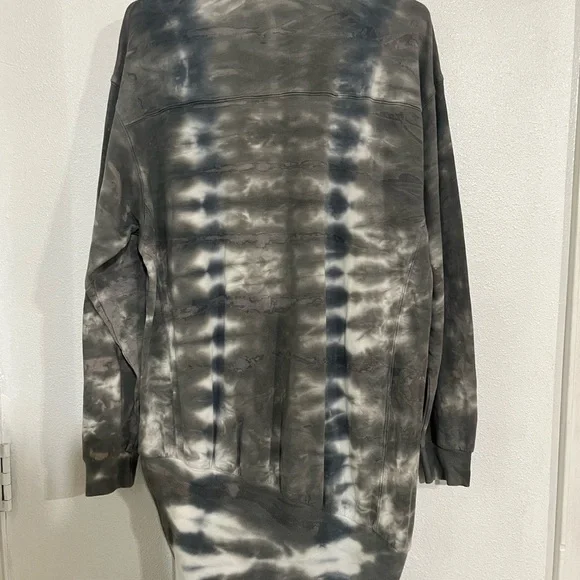 Young fabulous and broke mini zip, turtle neck, tie-dye, long sleeve dress SzM - Picture 12 of 16